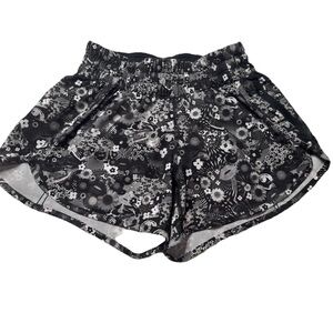 Lululemon Tracker Short 2017 Seawheeze Counter Culture Floral White Black Small